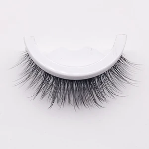 Pop Beauty Doğal İpek Takma Kirpik, Kendinden Yapışkanlı ve Yeniden Kullanılabilir Kirpikler