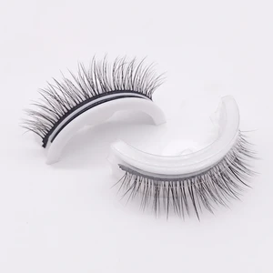 Pop Beauty Doğal İpek Takma Kirpik, Kendinden Yapışkanlı ve Yeniden Kullanılabilir Kirpikler