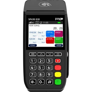 SP630 Ecr 4G Pro QR Kare Kod ve Temassız Ödeme Özellikli YazarKasaPos