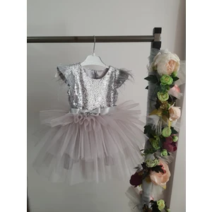 GÇ Kids Kız Çocuk  Eteği Katkat Tütü Elbise