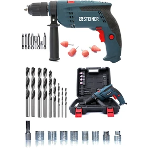 Alman 3400 Watt Sjs Metal Sanzıman Devir Ayarlı Süper Torq Darbeli Matkap 30 Parça Setli
