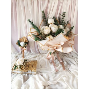 Destina Tasarım Şakayık Kız Isteme Çiçeği ve Çikolata Seti