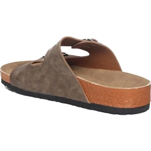 Iki Tokalı Tam Ortopedik Ter Yapmaz Birkenstock Model Bay Bayan Terlik