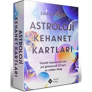 Astroloji Kehanet Kartları ve Rehber Kitap Seti Shana Lyes Artemis Yayınları 128 Sayfa Kişisel Gelişim