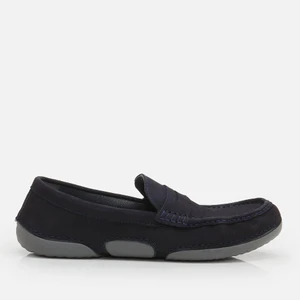 02AYH265230A680 Hakiki Deri Lacivert Erkek Loafer