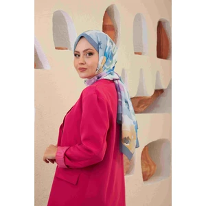 Comfort Flowers Şal Lavanta Mavi 3027-10