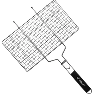 Balık Dış Mekan Barbekü Aracı 62.5x42cm Için Katlanır Paslanmaz Çelik Sepet (Yurt Dışından)