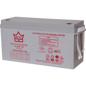 Ortec 12 V 150 Amper Jel Akü