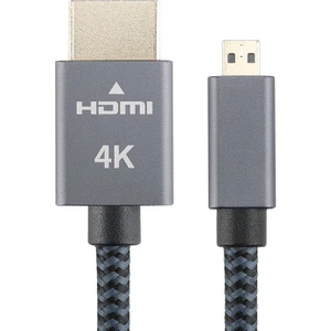 Mikro HDMI Kablo 2metre 4K60Hz V2,0 18GBPS Ultra Hd