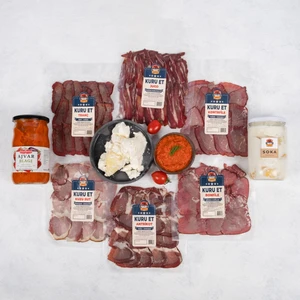 Dedova Prsuta Kuru Et & Meze Paketi - Manje 6 x 100gr