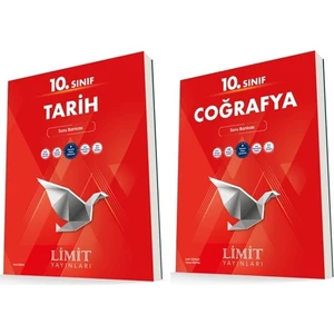 Limit Yayınları 10. Sınıf Tarih - Coğrafya Soru Bankası Seti 2 Kitap