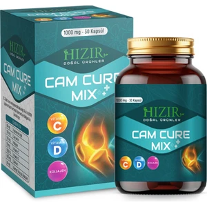 Hızır Doğal Ürünler Camcuremix Bamya Tohumu Ekstraktı Hyaluronik Asit Kalsiyum  D VitaminiC Vitamin Glukozamin Karışımlı 30 Kapsül