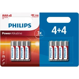 Power Alkaline Pil Aaa 8 Kabartı, 4 +4 Prom