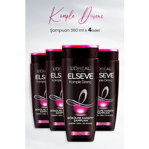 Komple Direnç Şampuan 360 ml x 4 Adet