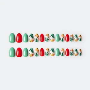 Pop Beauty Takma Tırnak Seti 24 Adet Farklı Desen ve Renk Seçenekleriyle Kullanıma Hazır