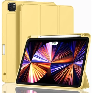 Apple iPad Pro 12.9 6. Nesil 5. Nesil Kılıf Pen Charge Kalem Bölmeli 2021-2022
