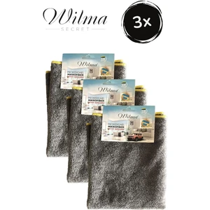 Wilma Secret Mikrofiber Detay Havlusu 50X70CM 3'lü Paket