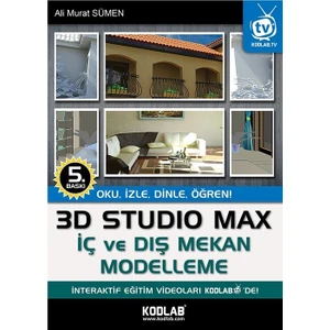 Kodlab Yayınları 3D Studio Max ile İç Ve Dış Mekan Modelleme