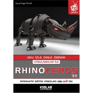 Kodlab Yayınları Uygulamalar İle Rhinoceros 3D