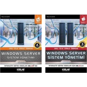 Kodlab Yayınları Windows Server Sistem Yönetimi Seti