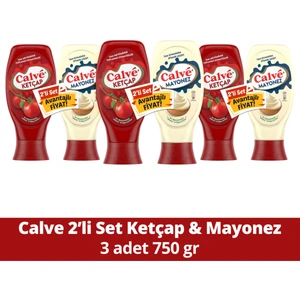 Sos Ketçap + Mayonez 2'Li Set 750 gr x3
