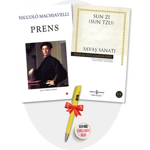 Prens (Niccolo Machiavelli) + Savaş Sanatı (Sun Tzu) 2 Kitap + Moda Lisanslı Kalem - Can Yayınları - Niccolo Machiavelli