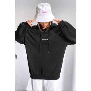 Only Trendwear Unisex Oversize Brooklyn Baskılı Sweatshirt