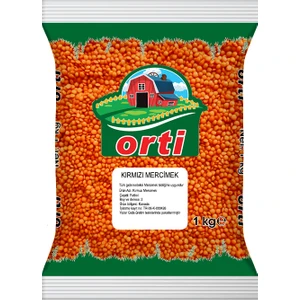 Orti Kırmızı Mercimek 1kg