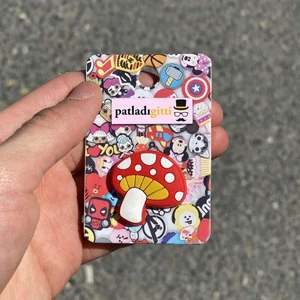 Patladı Gitti Mantar Tasarımlı Terlik Süsü