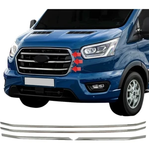 Ford Transit Krom Ön Panjur 2019 Sonrası Paslanmaz Çelik