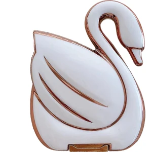 Heptek İletişim Kuğu Figürlü Cep Telefonu Standı Cihazınızın Arka Yüzeyine Veya Kılıfınıza 3m Yapıştırıcı Takabilirsiniz