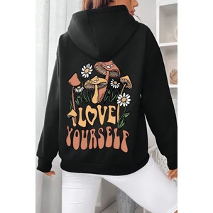 Only Trendwear Unisex Oversize Love Yourself Baskılı Sweatshirt