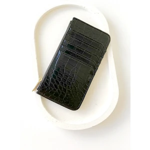 The Noir Leather Miami Fermuarlı Kadin Kartlık Cüzdan