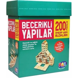 Becerikli Yapılar 200lük Ahşap Yapı Blokları