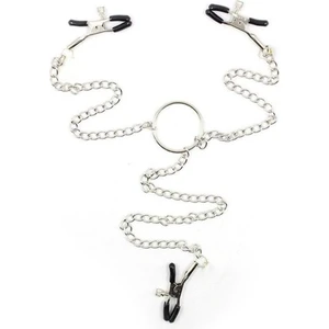 Siyah Özel Bölge ve Göğüs Ucu Sıkıştırıcı Nipple Clamp