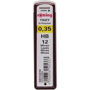 0.3 / 0.35 mm Uç Min Siyah 1 Adet Rotring Siyah Kalem Uçu 0.35 mm 1 Adet