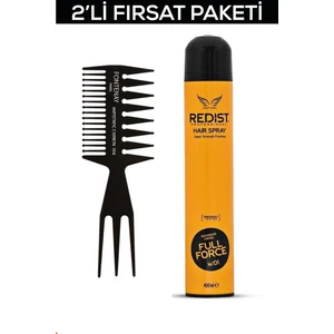 Şekil Tarağı 034 + Saç Spreyi 2'li Set 2