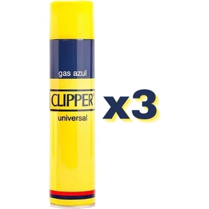 Clipper Çakmak Gazı 250 ml Gas Azul 3 Adet