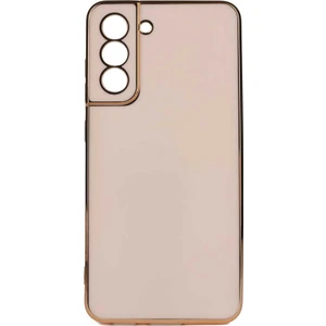 Samsung Galaxy S21 Fe Kılıf Parlak Kenarlı Kamera Korumalı Yumuşak Silikon Kılıf