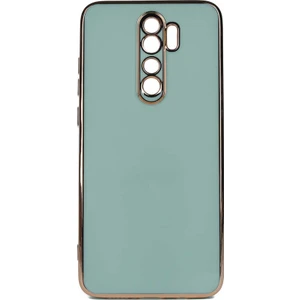 Xiaomi Redmi Note 8 Pro Kılıf Parlak Kenarlı Kamera Korumalı Yumuşak Silikon Kılıf