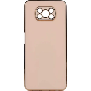 Xiaomi Poco X3 Kılıf Parlak Kenarlı Kamera Korumalı Yumuşak Silikon Kılıf