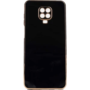 Xiaomi Redmi Note 9 Pro Kılıf Parlak Kenarlı Kamera Korumalı Yumuşak Silikon Kılıf