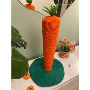 Havuç Figürlü Kedi Tırmalama Tahtası 50 cm