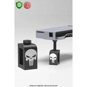 Ayarlanabilir Ekran Kartı Tutucu, Ekran Kartı Destek Aparatı, Punisher Siyah