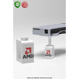 Ayarlanabilir Ekran Kartı Tutucu, Ekran Kartı Destek Aparatı, AMD , Siyah / Beyaz