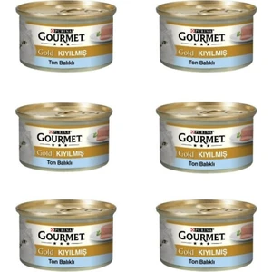 Gourmet Gold Ton Balık Yetişkin Kıyılmış Kedi Konservesi 6X85 gr - Farmapets