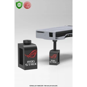 Ayarlanabilir Ekran Kartı Tutucu, Ekran Kartı Destek Aparatı ASUS, Siyah/Beyaz