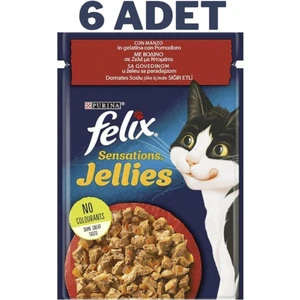 Sensation Sığır Etli Domatesli Kedi Konservesi 6X85 gr - Farmapets