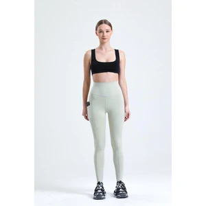 Thiff Gymwear Taş Yüksek Bel Sıkılaştırıcı Toparlayıcı Push-Up Çift Cepli Bilek Hizasında Spor Tayt