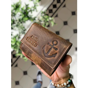 Visso Leather Visso 660 Deri Isme Özel Güçlü Mıknatıs Kilitli Akordeon Yelpaze Kartlık Cüzdan Erkek Kadın Çanta Kişiye Özel